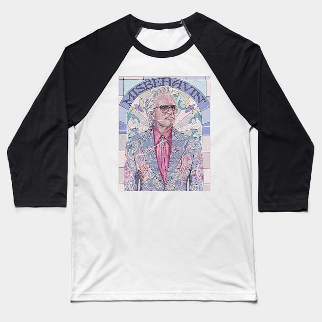 misbehavin / baby billy Baseball T-Shirt by TurkoWordie